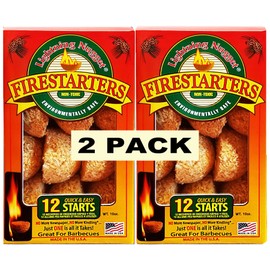 Lightning Nuggets Caja de Arranque de Bomberos n12eb-2, 5 x 5 x 1,25 Pulgadas, Color café