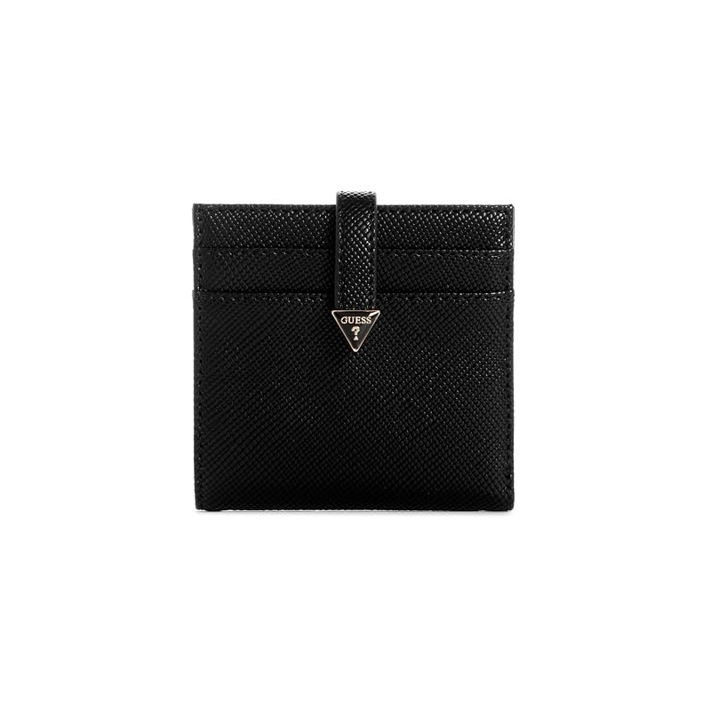 GUESS Laurel II Tab Card Case, Black