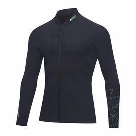 ZCCO Men's 3 mm Wetsuit with Zip Front, Long Sleeves, Diving Suit for Swimming, Snorkelling, Diving, Surfing (3FT-MN-2XL)