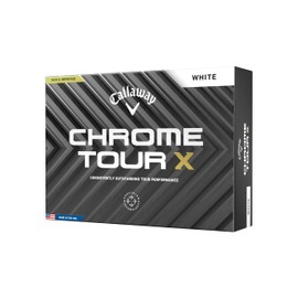 CALLAWAY Golf Chrome Tour X Golf Balls (White, Standard)