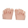 predolo Practice Fake Foot Model for Nails Tips Multifunctional Soft