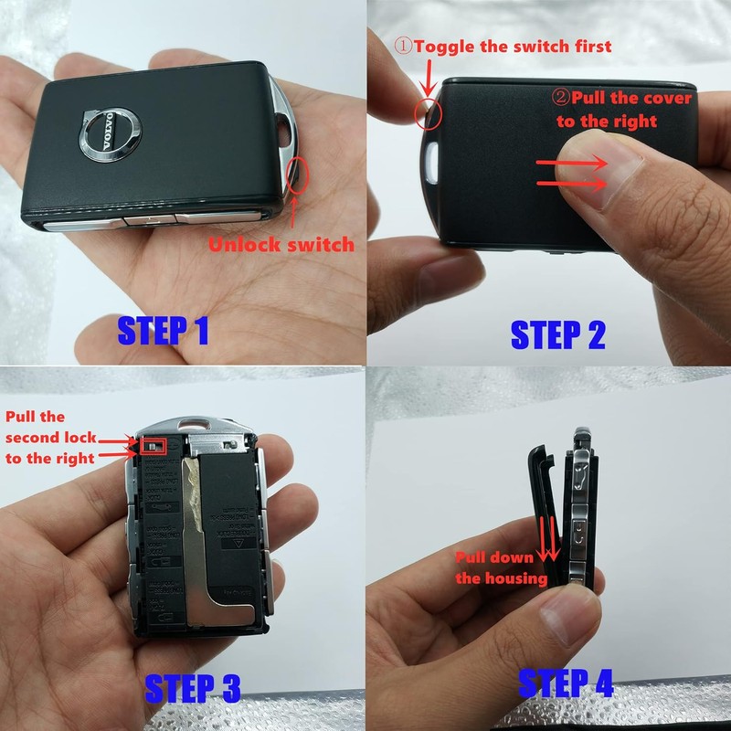 Car Key Fob Cover for Volvo XC90, XC60, XC40, S60,
