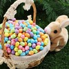 80 pieces mini Easter eggs, Easter eggs with glitter foam,