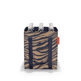 reisenthel Bottlebag - 9 Compartments, Easy Recycling of Bottles, Carrying Straps, Sumatra