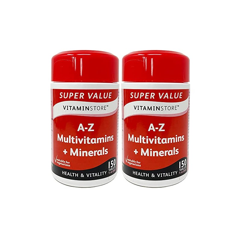 Vitamin Store Dietary Supplement A-Z Multivitamins and minerals, 150 tablets