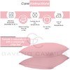 GAVENO CAVAILIA Luxury Non-Iron PERCALE Housewife Pillow Cases, Pink,Pillow Cases