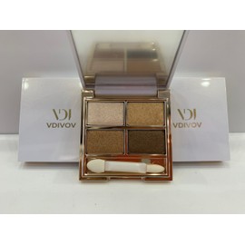 vidibov Jewel Glow Eye Palette 02 Glow Brown 1.5g x 4 / 비디보브 쥬얼 글로우 아이 팔레트 02 글로우 브라운 1.5g x 4