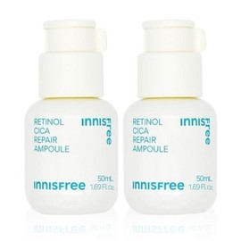Innisfree Retinol Cica Trace Ampoule Large Capacity 50mL x 2 / 이니스프리 레티놀 시카 흔적 앰플 대용량 50mL 2개