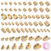 Dazakoot 68PCS Brass Pipe Fitting & Adapters Assortment Kit, NPT