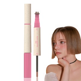 Freckle Blush Makeup Pencil,False Freckle Stamp Pen,Soft Pink Cream Blush,2 in 1 Fre/ckle Stamp Pen Liquid Blu/sh,Cream Liquid Bl/ush for Cheeks,Long Lasting Waterproof Fre/ckles Marker,Bl/ush Li/quid