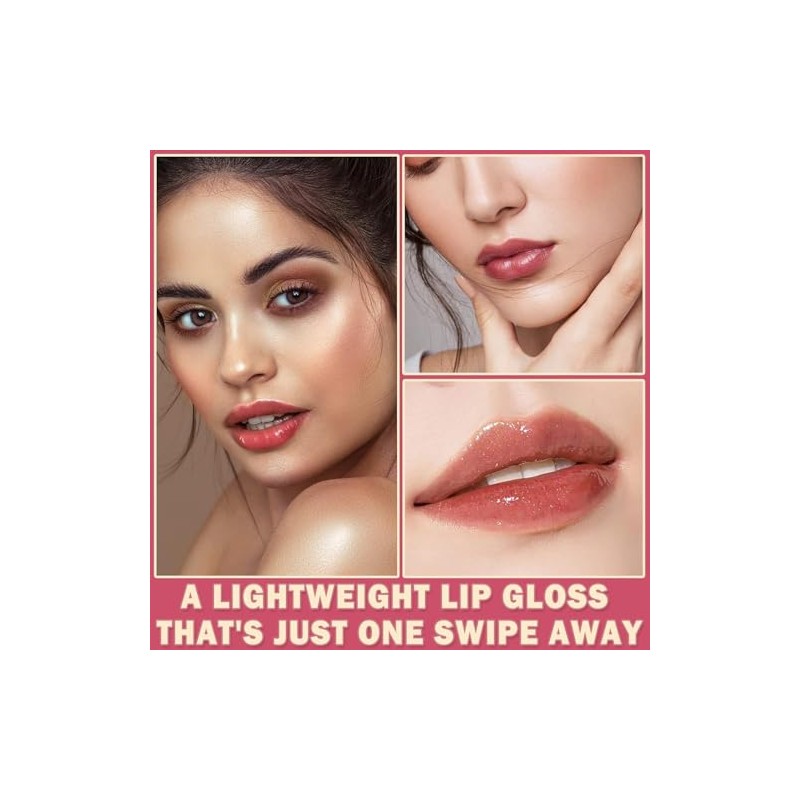 Brillos De Labios Hidratante 4PCS Nude Lip Gloss Líquido Lápiz
