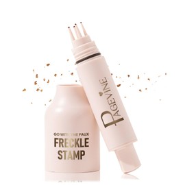 Faux Freckle Stamp,Liquid Freckle Pen, Fake Freckles Stamp Air Cushion, Long Lasting Waterproof Quick Dry Lifelike Magic Freckles Stamp (01 light)