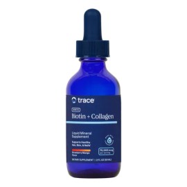 Gotero Trace Minerals Biotin con Colageno Strauberry Mango 59 Ml Sabor Strawberry/mango Liquido