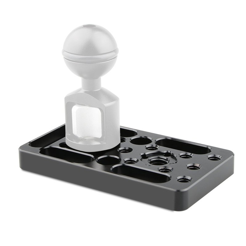 CAMVATE Multi-Purpose Mount Cheese Plate with Rosette Standard 3/8" Thread
