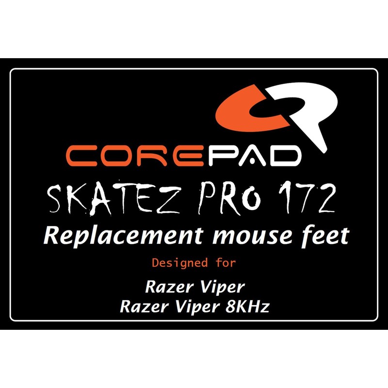 Corepad Skatez PRO 172 Replacement Mouse Feet for Razer Viper