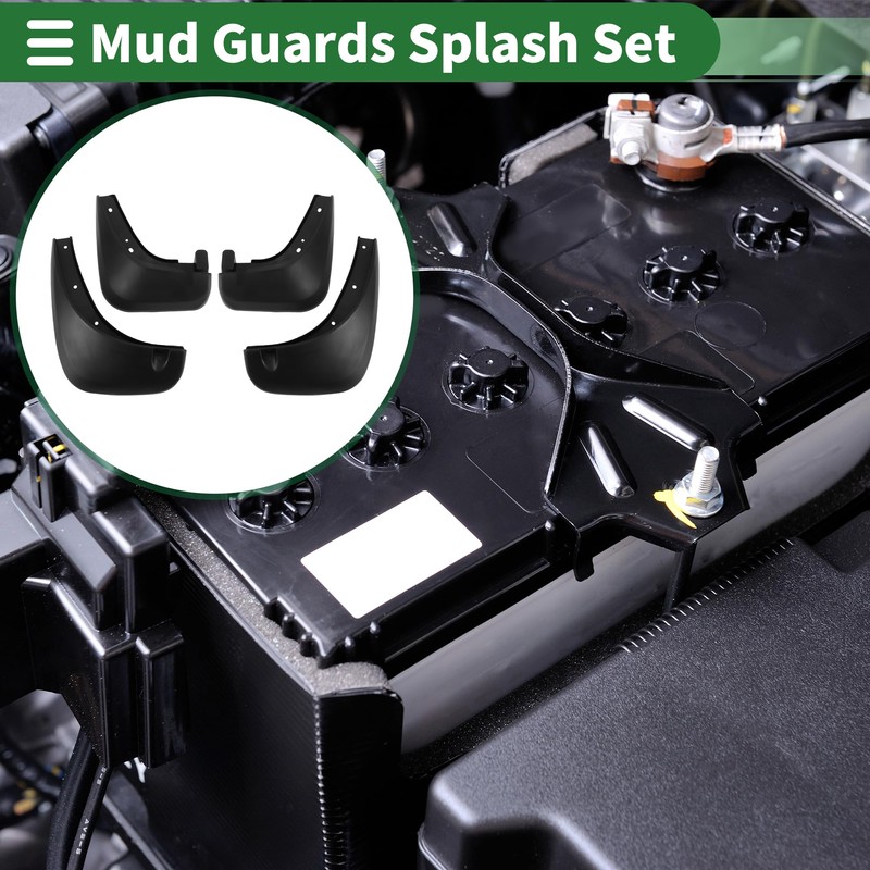 Motoforti Mud Flaps Splash Guards Mud Guards for Kia Soul
