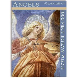 The Gifted Stationery Jigsaw Puzzle for Kids and Adults 1000 Piece, Angels - Melozzo da Forli