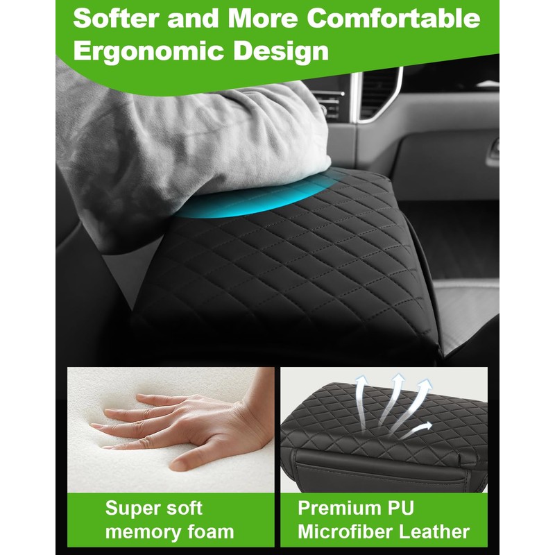TBHOO Center Console Cover for 2023 Toyota Tacoma 2016-2022 Armrest