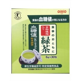 Green Tea with Dietary Fiber, 0.2 oz (6 g) x 30 Packs x 6 Pieces