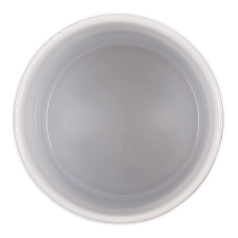 DII Kitchen Ceramics Collection Canister Set, Floral Tile, 3 Piece