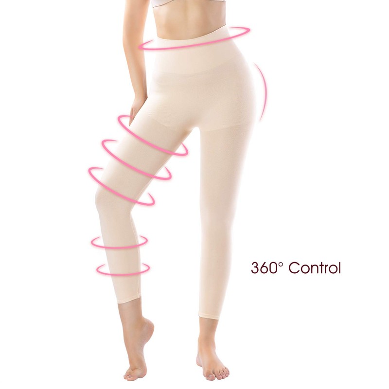 +MD Shapewear for Women Tummy Control Seamless High Waisted Light