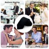 Bliceon Men's Ties Adjustable Black Tie for Events, Parties, Weddings,