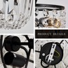 YYJLX Small Crystal Chandelier 2- Lights ，Modern Semi Flush Mount