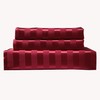 YASMENG Satin Duvet Cover 140 x 200 cm Red Stripe