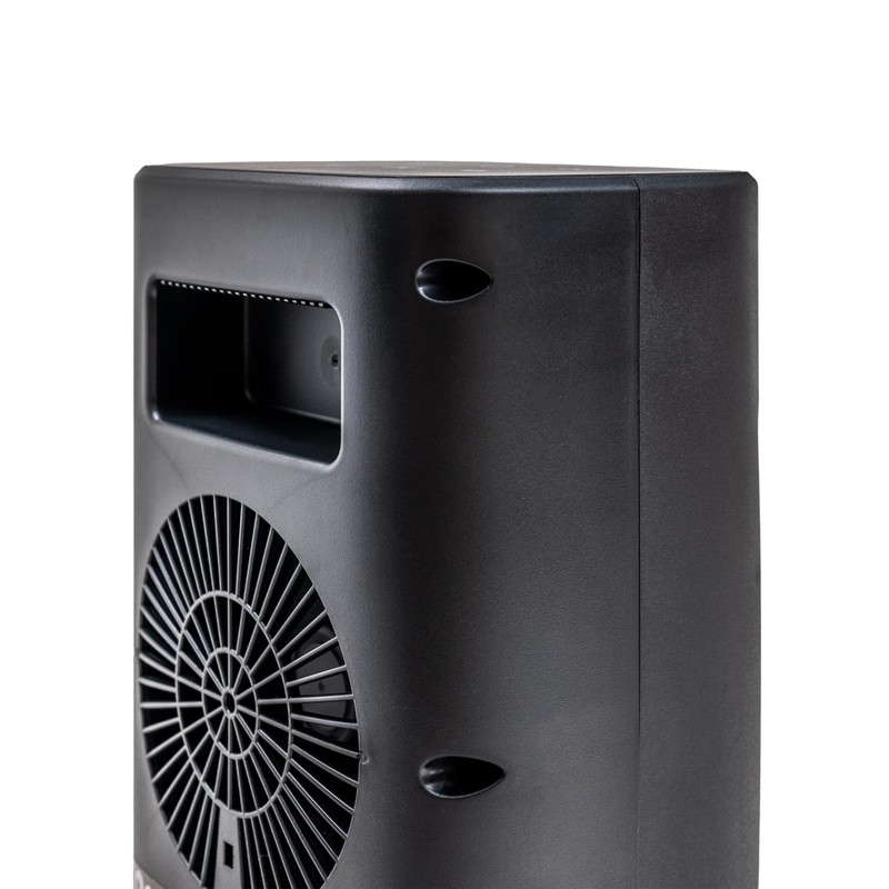 Comfort Zone Oscillating Desktop Heater with Remote Control for Indoor
