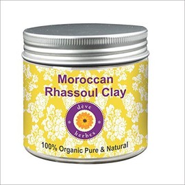 Deve Herbes Moroccan Rhassoul Clay 100g from the Atlas Mountains 100% Organic, Pure and Natural