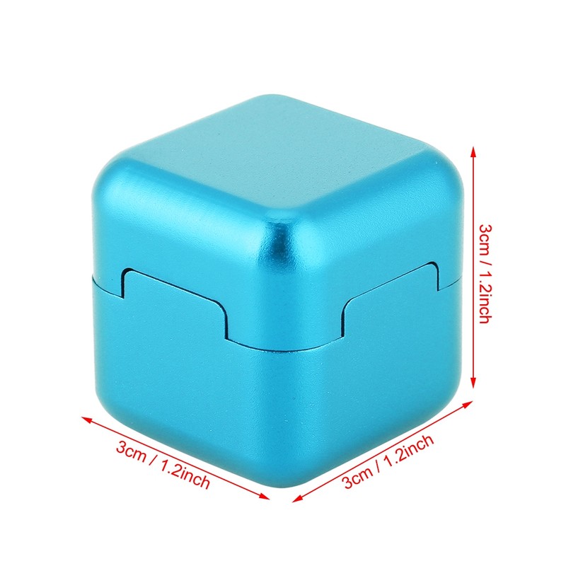 Aluminum Portable Mini Magnetic Cue Tip Chalk Holder Billiard Pool