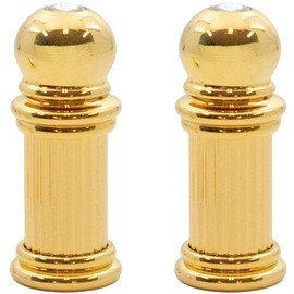 Stephanie Imports Set of 2 Vintage Refillable Perfume Bottles (Gold Column)