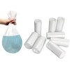 0.5 Gal Trash Bags Small 240 pcs Clear Strong Tiny