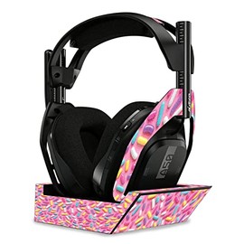 MightySkins Glossy Glitter Skin Compatible with Astro A50 Wireless Headphones + Base Station (Gen 4) - Sprinkles | Protective, Durable High-Gloss Glitter Finish | Easy to Apply | Made in The USA