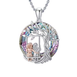 TXDAMAI Tree of Life Necklace Women's Jewellery Necklace Women's Tree of Life Pendant Personality Hollow Out Tree of Life Necklace