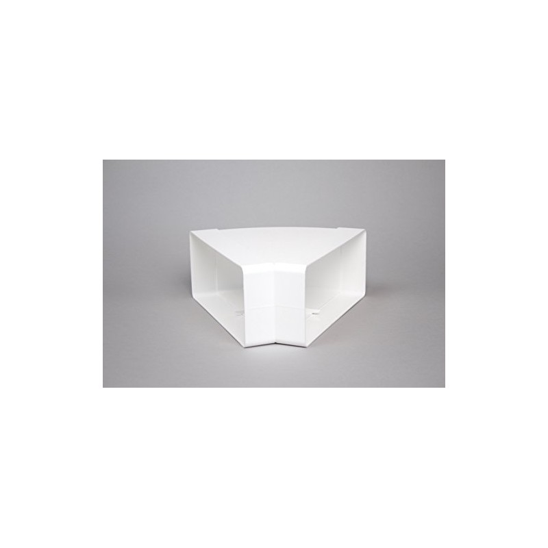 NaplesUK 220mm x 90mm Megaduct Flat Channel Ducting 45º Horizontal