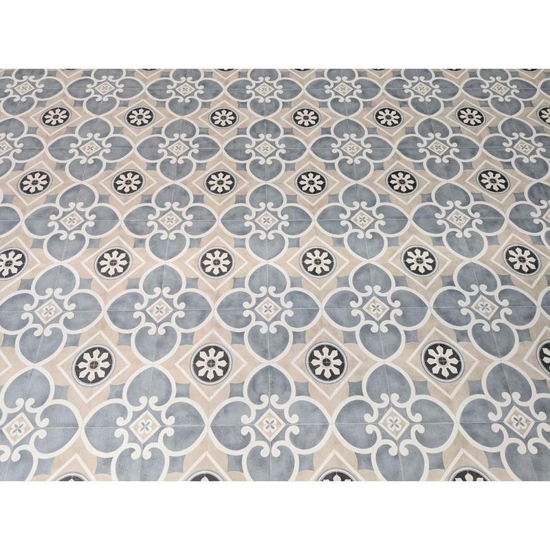 PVC Flooring Vinyl Flooring in Nostalgic Retro Art, DIN A4