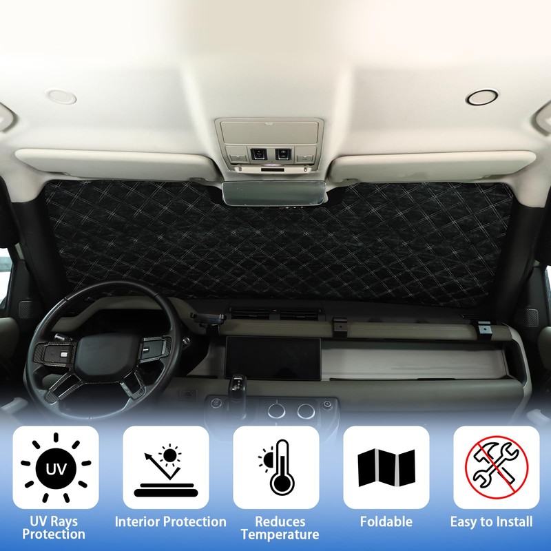 Fgtagtal Windshield Snow Cover Fit for LR Defender 90 110