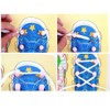 Jzhen Shoelaces Toy Wooden Shoe Puzzle Threading Shoe Threading Game