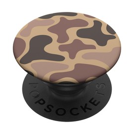 retro FrogSkin Camo PopSocket Standard PopGrip, Black, Camouflage, Military, PopGrip, Mobile Phones