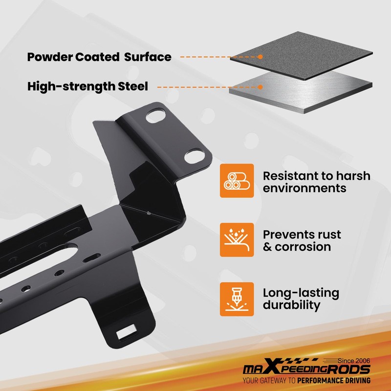 maXpeedingrods Winch Mount Bracket Plate for Polaris