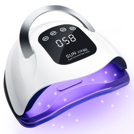 UV Nail Light, ARCWEISSO 320W UV Light for Gel Nails with 4 Timer Setting Automatic Sensor, Professional UV LED Nail Lamp for Home and Salon Use Gifts for Women