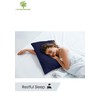 Cotton Delight Standard Pillow Cases Set of 2 Blue 100%