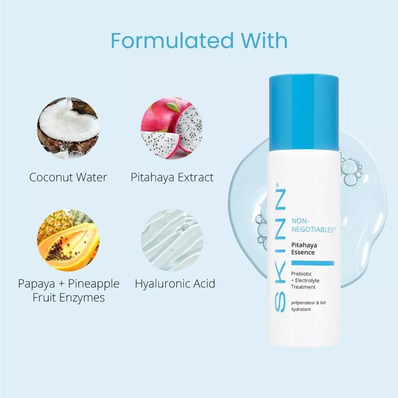 SKINN Cosmetics PITAHAYA ESSENCE Prebiotic Electrolyte Treatment 2 oz New