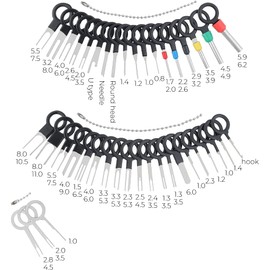 84pcs Terminal Removal Tool Kit, Wire Connector Pin Remover, Terminal Release Tool Kit, Terminal Ejector Kit, Multi-Use Car Repair Kit For Automotive Car Household Devices