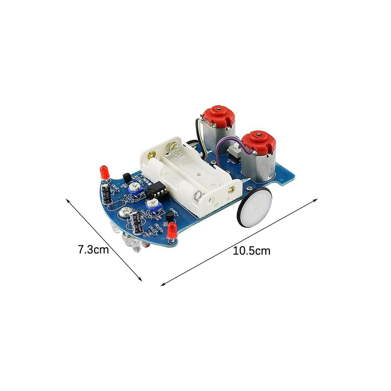 POFET D2-5 Intelligent Tracking Car Kit, Smart Car Soldering Project