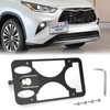 No Drill Front License Frame Compatible with Toyota Highlander 2014-2019