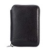 Anı Yüzük Genuine Leather Men's Zip Wallet, Black, black, Modern