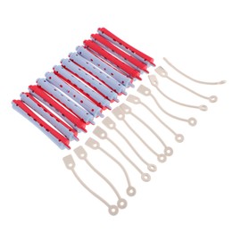 TOVINANNA Hair Curlers Styling Kit 12pcs Plastic Spiral Hair Perm Rods Hairdressing Rods