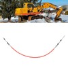 Throttle Motor Control Cable 4277257 Excavator Throttle Wire Replacement for